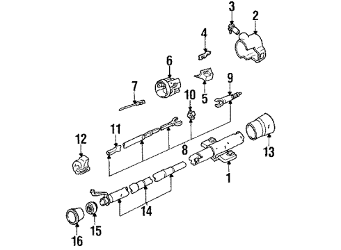 1994 Oldsmobile Silhouette Ignition Lock Diagram