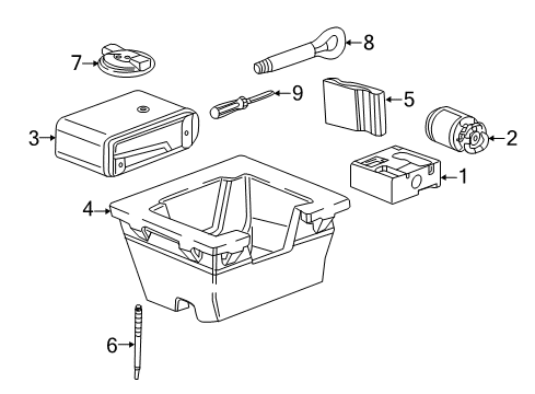 2018 Buick Regal Sportback Inflator Components Diagram