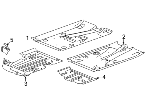 2021 Buick Envision Splash Shields Diagram