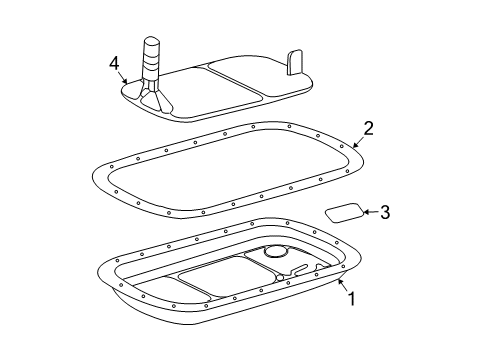 2003 Cadillac CTS Filter Diagram for 96041844