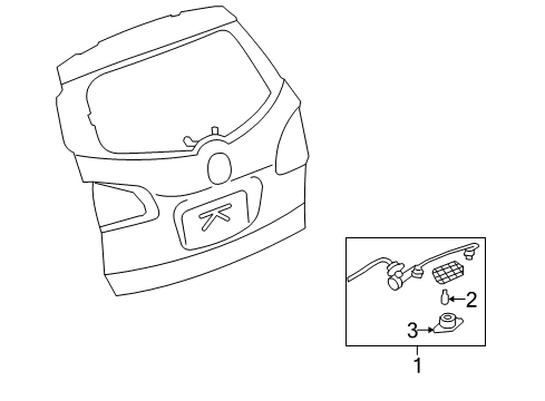 2012 Buick Enclave License Lamps Diagram