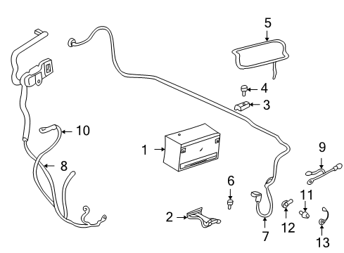 2005 Buick LeSabre Battery Diagram