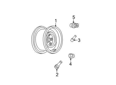 1996 Chevy C1500 Wheels Diagram 5 - Thumbnail