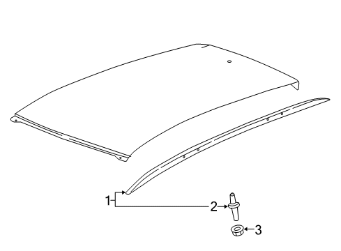 2018 Chevy Bolt EV Luggage Carrier Diagram