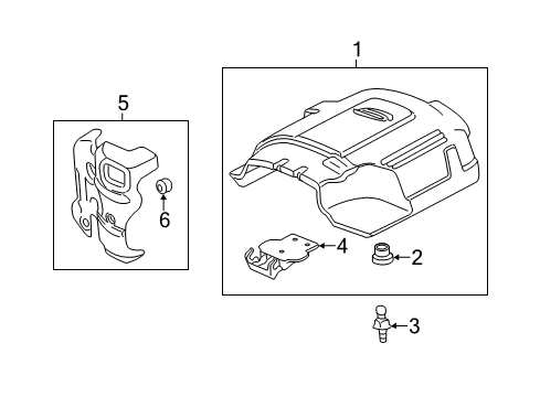 2017 Chevy Silverado 2500 HD Engine Appearance Cover Diagram 2 - Thumbnail