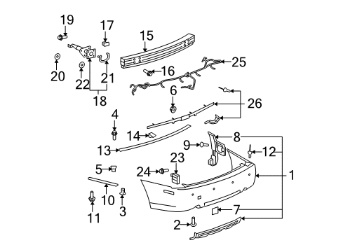 2011 Cadillac STS Spacer Nut Diagram for 11561645