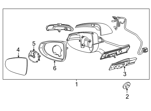 2012 Chevy Volt Outside Mirrors Diagram