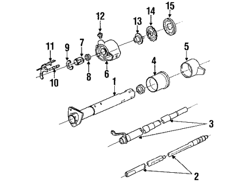 1991 GMC Sonoma Steering Column, Steering Wheel Diagram 2 - Thumbnail
