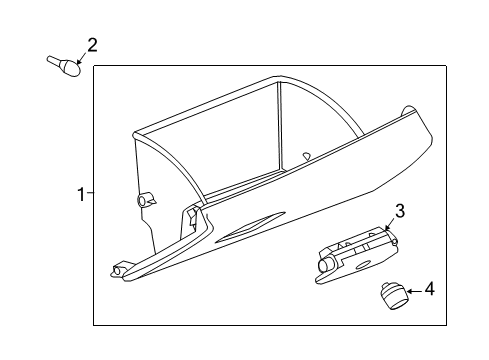 2022 Chevy Camaro Glove Box Diagram