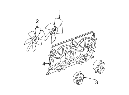 2007 Buick Lucerne Cooling System, Radiator, Water Pump, Cooling Fan Diagram 3 - Thumbnail