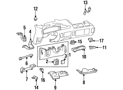 1994 Oldsmobile 98 Traction Control Components Diagram