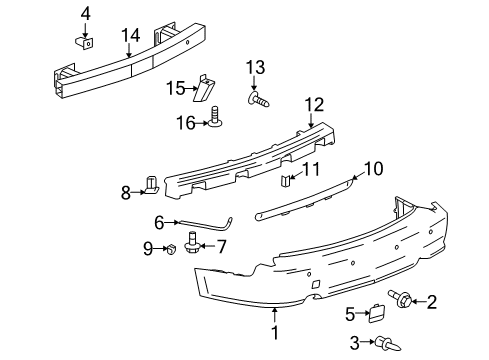 2009 Cadillac SRX Access Cover Diagram for 12335717