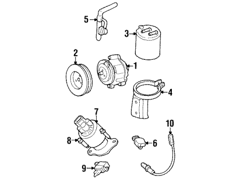 1993 Chevy K3500 Purge Solenoid Diagram for 17087240