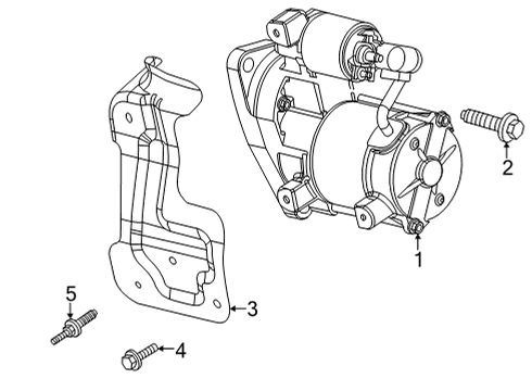 2021 Chevy Silverado 3500 HD Starter, Electrical Diagram 1 - Thumbnail