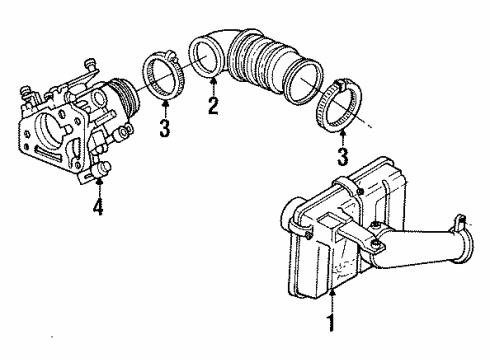 1994 Buick LeSabre Air Intake Diagram