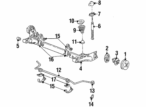 1990 Buick Skylark Rear Brakes Diagram