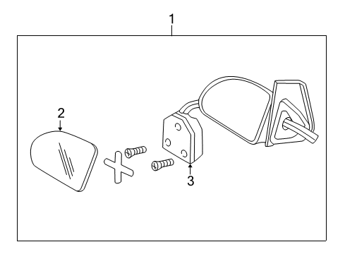 2004 Pontiac Montana Outside Mirrors Diagram