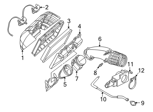 2004 Chevy Corvette Air Cleaner Diagram