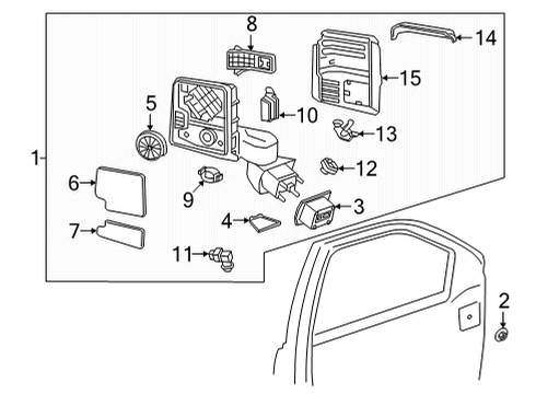 2023 Chevy Silverado 2500 HD Automatic Temperature Controls Diagram 5 - Thumbnail