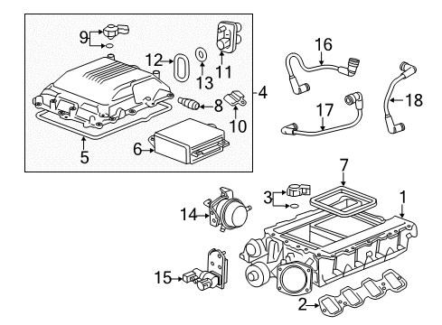 2010 Cadillac CTS Intake Manifold Diagram