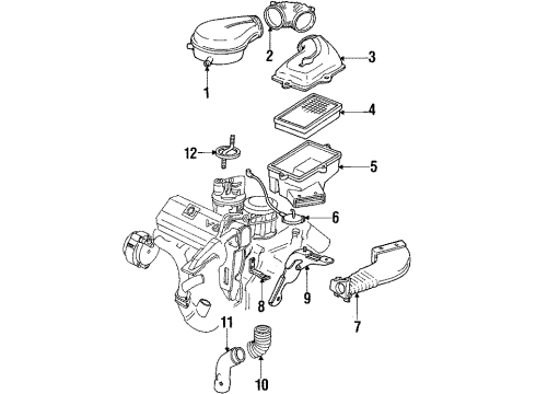 1990 Cadillac Seville Air Intake Diagram