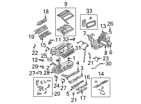 2005 Buick Rendezvous Pressure Relief Valve Diagram for 10337355