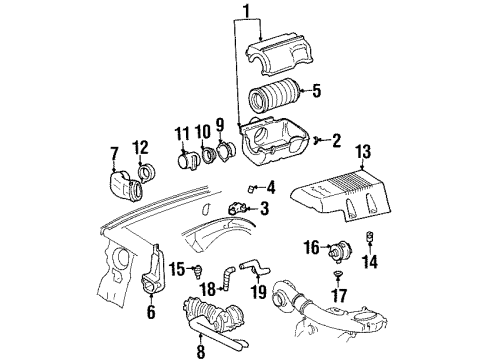 1999 Chevy K1500 Suburban Purge Valve Diagram for 1997277