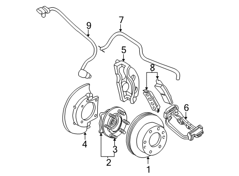 2002 Cadillac Escalade Pressure Valve Diagram for 88983913