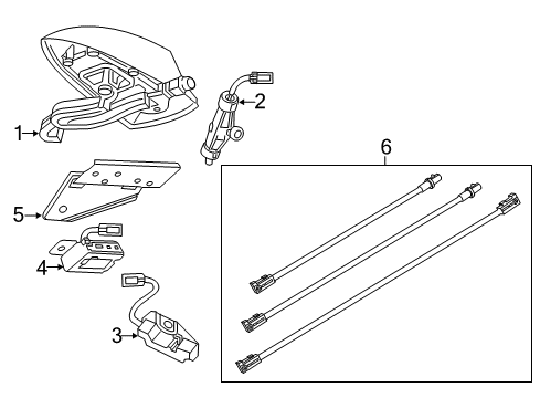 2020 Chevy Impala Antenna & Radio Diagram