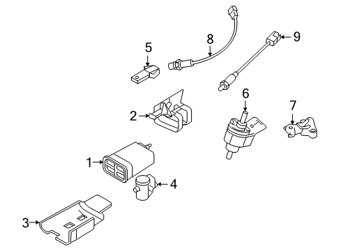 2010 Chevy Aveo5 Emission Components Diagram