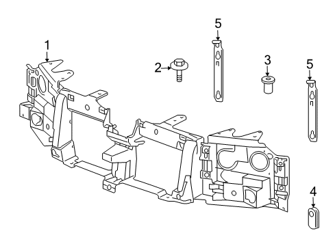 2004 Chevy Trailblazer Front Panel Diagram