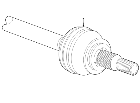 2023 Cadillac LYRIQ Drive Axles - Rear Diagram