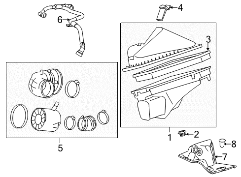 2017 Cadillac ATS Filters Diagram 1 - Thumbnail