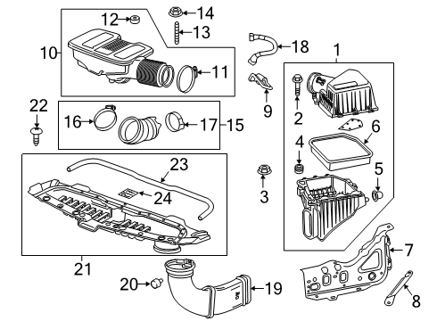 2022 Chevy Silverado 1500 ECM Diagram for 12719704