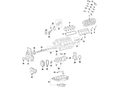2014 GMC Sierra 1500 Motor Mount, Passenger Side Diagram for 84175580