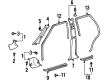 Chevy Prizm Door Moldings Diagram - 94859614