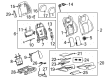2012 Cadillac CTS Seat Heater Pad Diagram - 25994411
