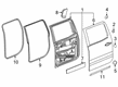 Chevy Silverado 1500 LTD Body Mount Hole Plug Diagram - 84332664