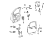 Chevy Door Lock Cylinder Diagram - 15782139