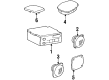 1992 Pontiac Bonneville Car Speakers Diagram - 16199299