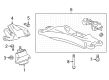 Cadillac Engine Mount Bracket Diagram - 84146176