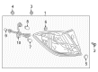 Chevy Rear Light Harness Connector Diagram - 39040348