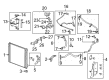 Cadillac CTS Radiator Hose Diagram - 12612858