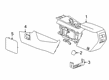 Cadillac Center Console Base Diagram - 84635120