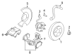 Pontiac Brake Backing Plate Diagram - 25811781