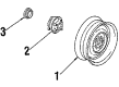 1988 Buick Skyhawk Wheel Cover Diagram - 22535837