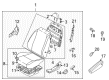 Chevy Seat Cushion Pad Diagram - 96989624