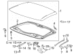 Chevy Corvette Weather Strip Diagram - 84007387