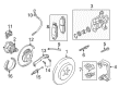 Pontiac Brake Backing Plate Diagram - 25990085