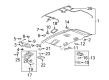 Saturn Vue Door Handle Diagram - 96800995